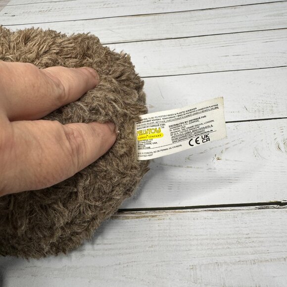 Kellytoy Soft Plush Hedgehog Toy Red Winter Ear Muffs 8" Plush Stuffed Animal - Picture 6 of 7